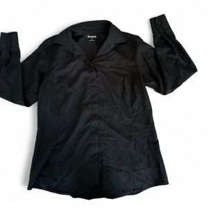 Black Edwards long sleeve button up shirt. Size S.